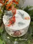 Кръгли, коледни кутийки🎄, снимка 10