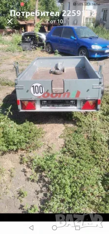 Продавам ремарке за кола., снимка 2 - Ремаркета - 56599644