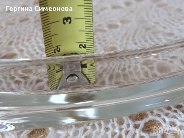 Прекрасен поднос за торта , снимка 4 - Чинии - 56637651