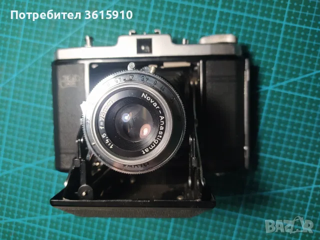 Рядък винтидж фотоапарат ZEISS IKON Nettar – немска класика