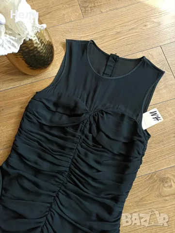 H&M Нова стилна черна мини рокля, снимка 7 - Рокли - 56736120