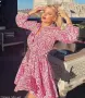 Розова рокля Zara, снимка 3