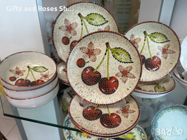 Луксозен сервиз за хранене Cherry Mosaic - 24 части