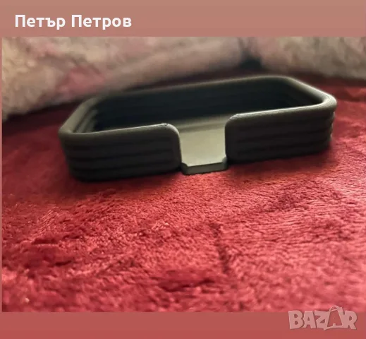 ​Самоотцеждаща се сапунерка с улей за оттичане