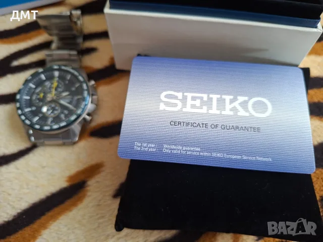 Мъжки кварцов часовник Seiko SSB321P1 Quartz, снимка 5 - Мъжки - 56720695