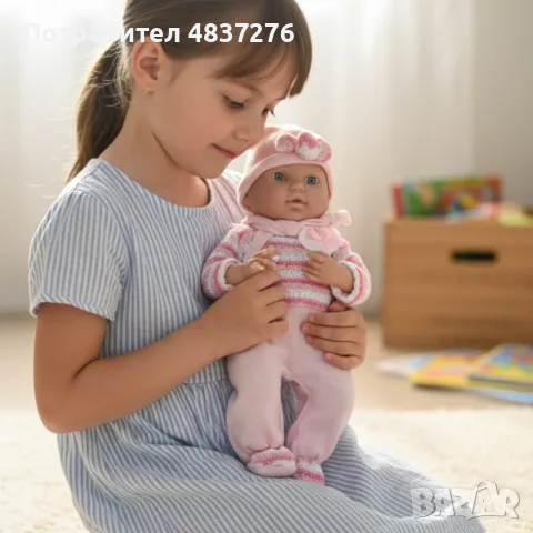 Комплект кукла бебе с аксесоари, снимка 2 - Кукли - 56648607