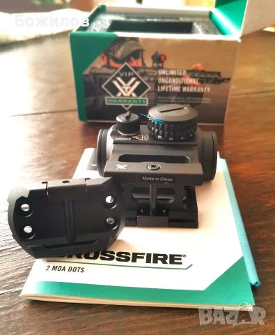 Бързомер Vortex CROSSFIRE II Red Dot CF2-RD2 Чисто нов, снимка 11 - Оборудване и аксесоари за оръжия - 56700637