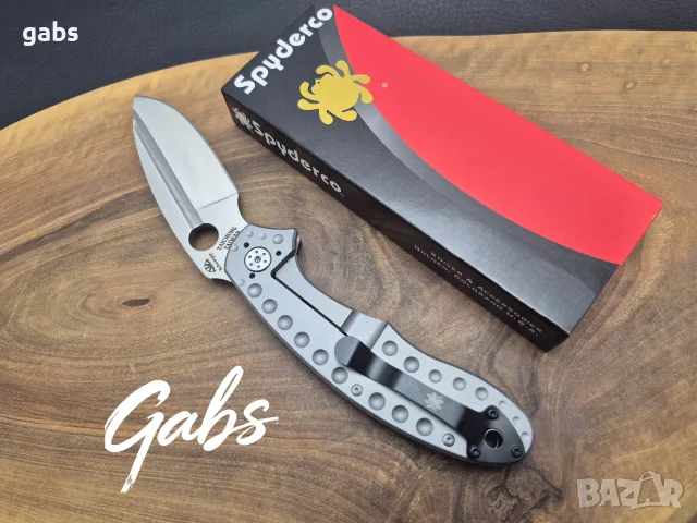 Сгъваем нож Spyderco Schempp Tuff C151, снимка 8 - Ножове - 56706084