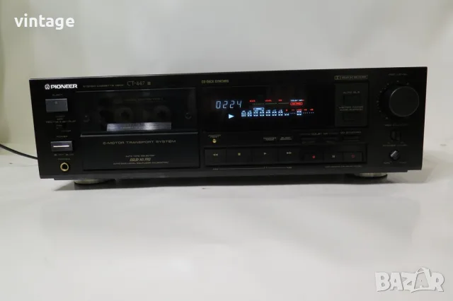 Pioneer CT-447 Stereo Cassette Tape Deck (1990), снимка 5 - Декове - 56651641