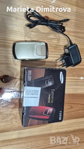 Ретро телефон с капаче Samsung SGH-C270 – Пълен комплект с кутия (Колекционерски)