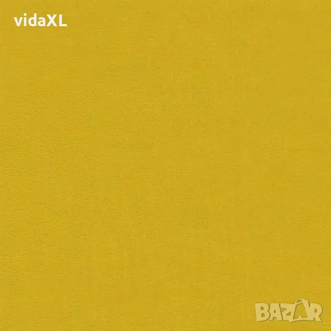 vidaXL Релакс стол, горчица жълто, кадифе, снимка 7 - Дивани и мека мебел - 56146841