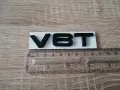 Ауди Audi V6T емблеми надписи черни, снимка 2