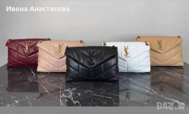 SAINT LAURENT ЧАНТА КОЖА, снимка 3 - Чанти - 56603742