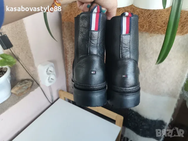 Дамски боти Tommy Hilfiger 38.5 н. , снимка 3 - Дамски боти - 56562114