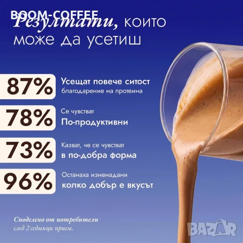 BOOM Протеиново кафе - Шоколад, снимка 8 - Домашни напитки - 56654019