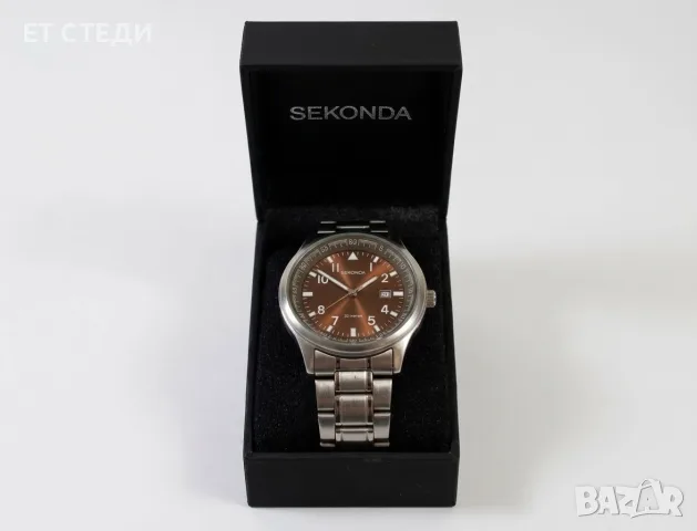 SEKONDA Мъжки стоманен часовник с дата