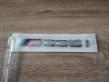 BMW М335i сребрист мат емблема, снимка 3