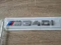 БМВ BMW М340i сребриста емблема лого, снимка 6