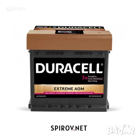 Акумулатор Duracell Extreme AGM 12V 50Ah DE50 540A