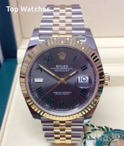 Rolex Datejust 41mm Two Tone Yellow Gold Wimbledon Dial Automatic Различни Варианти