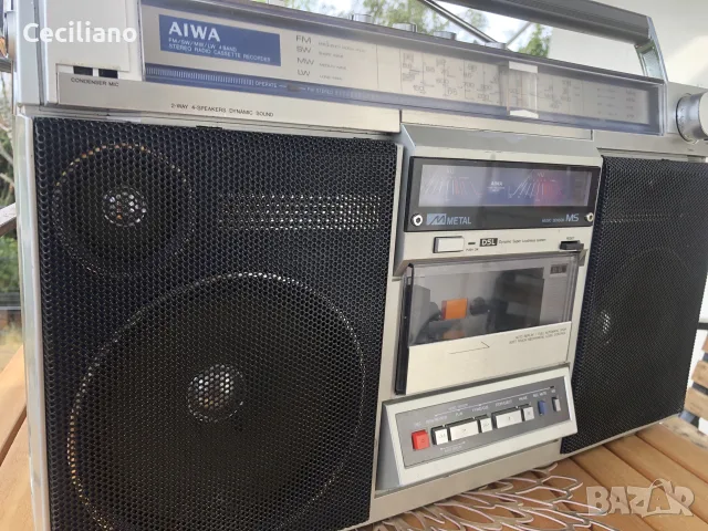 AIWA CS 660K-работещ радиокасетофон!, снимка 5 - Радиокасетофони, транзистори - 56619234