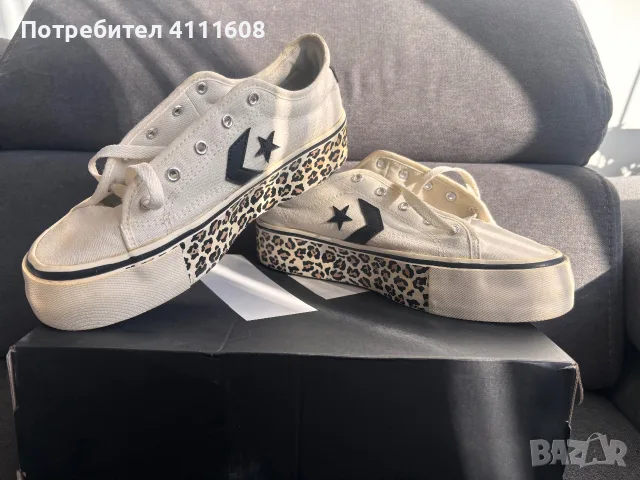 Converse 39 обувани само веднъж , снимка 2 - Дамски обувки на ток - 56552850