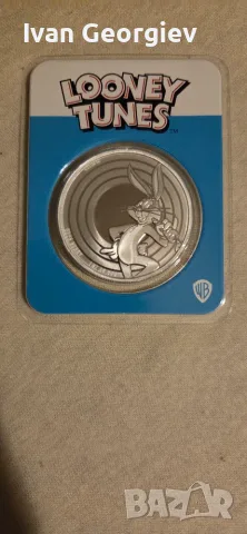 Сребърна монета 1oz Бъгс Бъни, снимка 2 - Колекции - 56653049