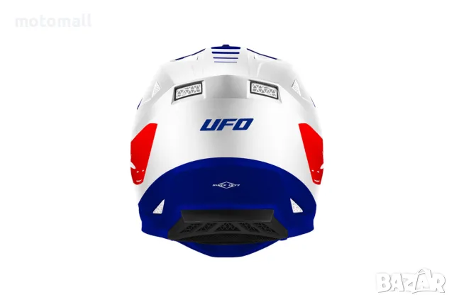 Мотокрос каска UFO RAYSON RED/WHITE, снимка 2 - Аксесоари и консумативи - 56680679