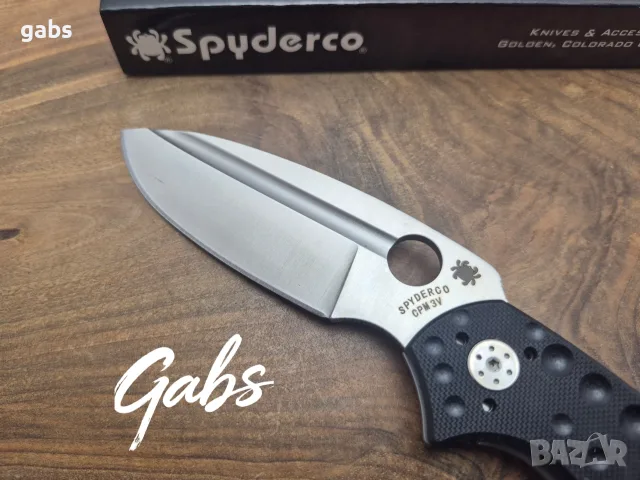 Сгъваем нож Spyderco Schempp Tuff C151, снимка 5 - Ножове - 56706084