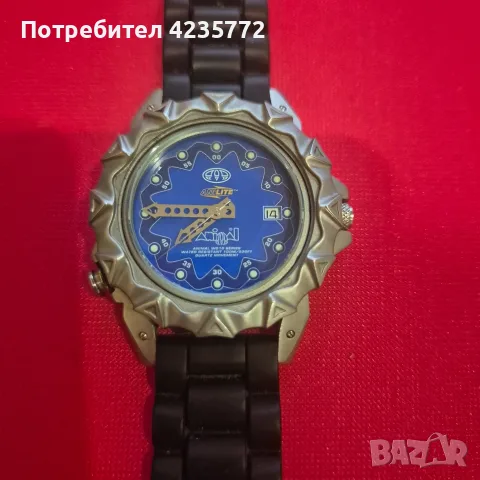 Спортен кварцов водоустойчив часовник с японски механизъм. 