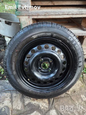 Резервна гума с джанта Pirelli 185/60 R14 (напомпана, 4 дупки)