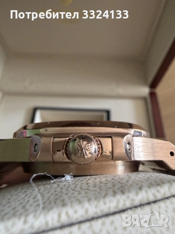 Patek Philippe Nautilus 40mm Rose Gold Black Dial, снимка 3 - Мъжки - 56603748