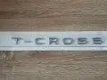 сребрист надпис Volkswagen T-Cross, снимка 3
