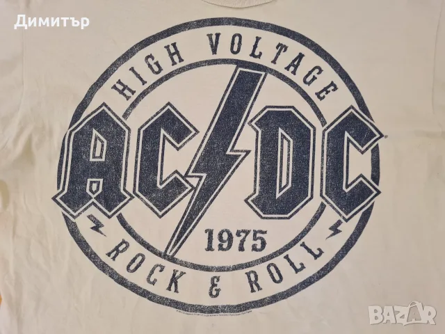 Рок фенска тениска на AC/DC, снимка 3 - Тениски - 56605434