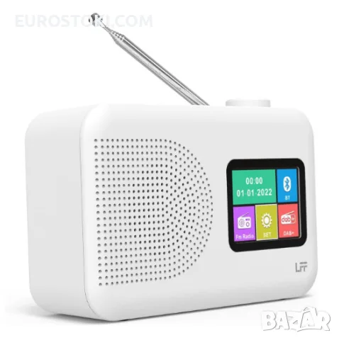 Цифрово радио Metronic Dab LDR107 DE, LFF DAB Plus FM радио Bluetooth, цветен дисплей