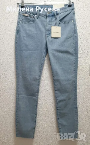   Нови със етикет.  Дамски оригинални дънки.  Calvin Klein   Mid  RISE SKINNY. 