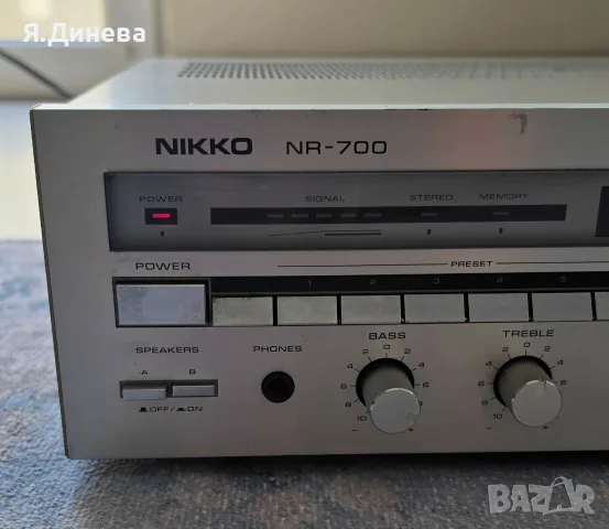 Стерио Ресивър  Nikon NR-700, снимка 2 - Ресийвъри, усилватели, смесителни пултове - 56687196