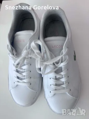 Продавам женски сникърси Lacoste , снимка 4 - Дамски ежедневни обувки - 56579488
