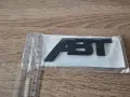 Audi ABT черна емблема голям размер, снимка 3