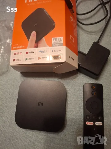 Android Box - Xiaomi Mi Box S мултимедиен плеър, снимка 2 - Приемници и антени - 56730013