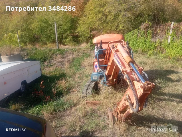 мини багер 1.7т с 3 кофи, снимка 5 - Индустриална техника - 56597104