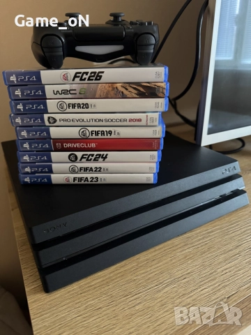 playstation 4 pro + игри