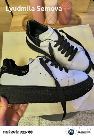 Сникьрси Alexander McQueen , снимка 4 - Кецове - 56740954