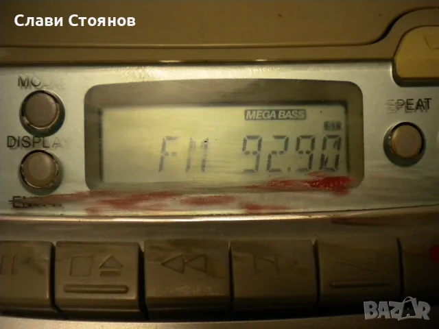 Радио касетофон с диск Sony CFD-S03CP, снимка 5 - Аудиосистеми - 56555933