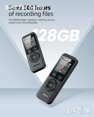128GB цифров гласов рекордер, снимка 4 - Друга електроника - 56571007