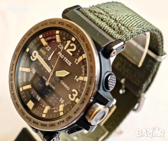 CASIO PRO TREC SOLAR wr100m, снимка 2 - Мъжки - 56611444