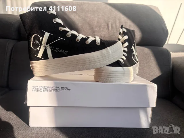 Calvin klein 35 чисто нови, снимка 2 - Дамски боти - 56552826