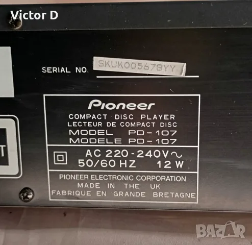 PIONEER PD-107 - CD-Player , снимка 10 - MP3 и MP4 плеъри - 56678113