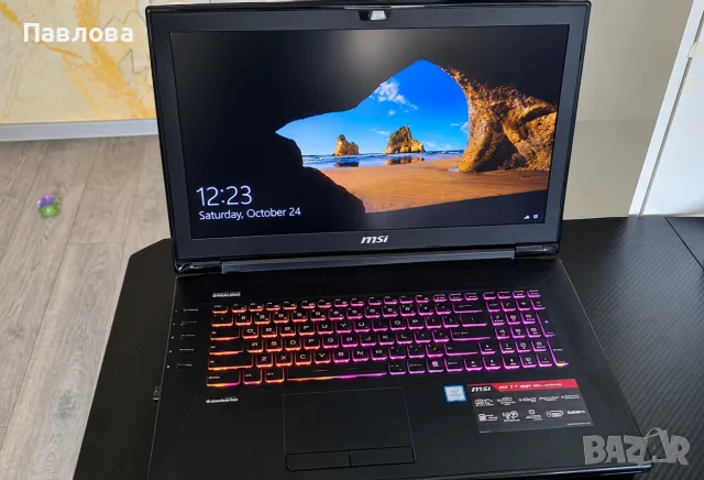 Продавам MSI GT72 6QD Dominator – геймърски лаптоп