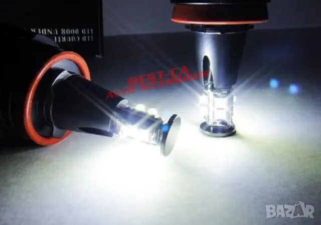 Специализирани H8 LED маркери за фабрични „Ангелски очи“ на BMW E60 E61 E70 E71 E87 E90 E92, снимка 5 - Аксесоари и консумативи - 56621793